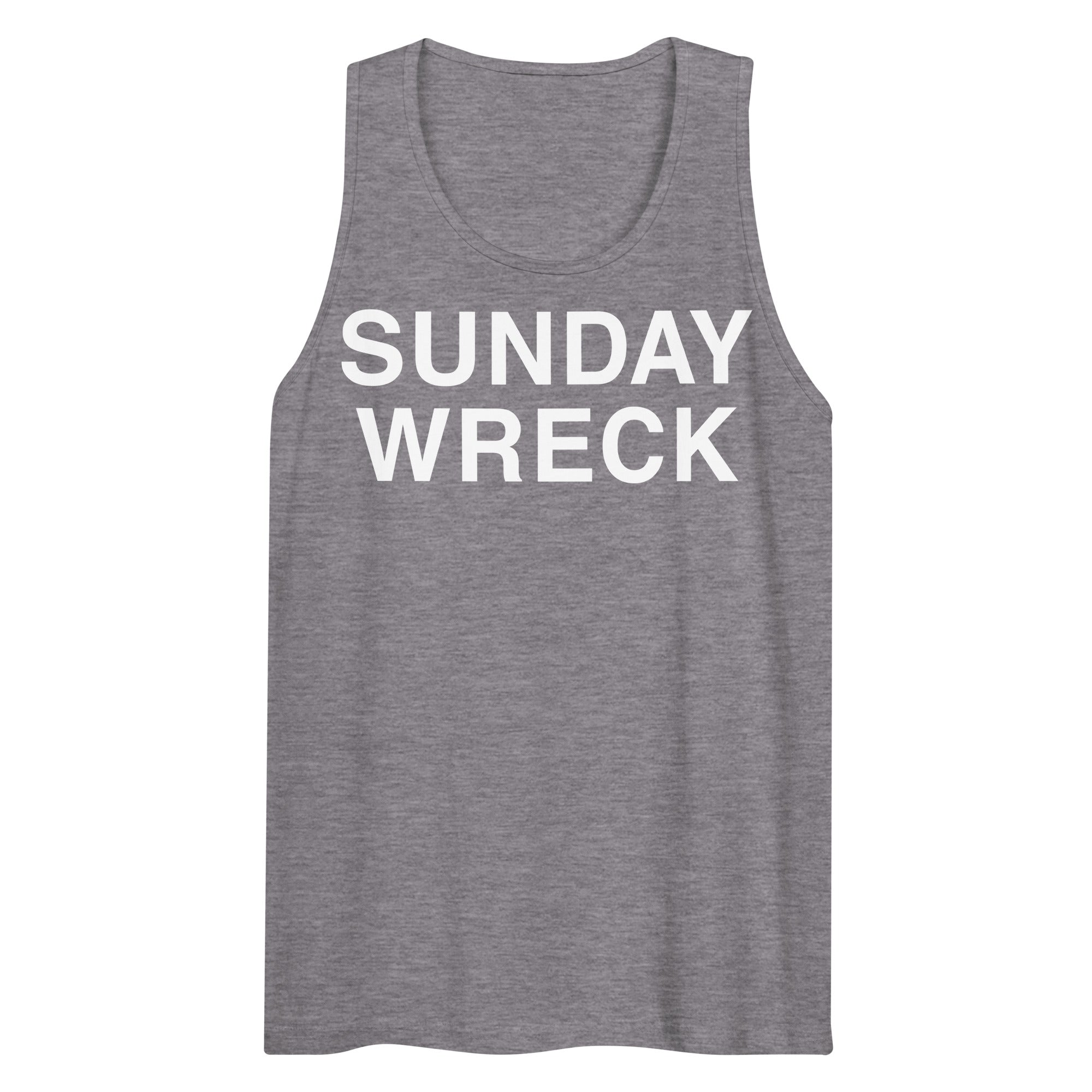 Sunday Wreck - Classic Tank - Heather Grey