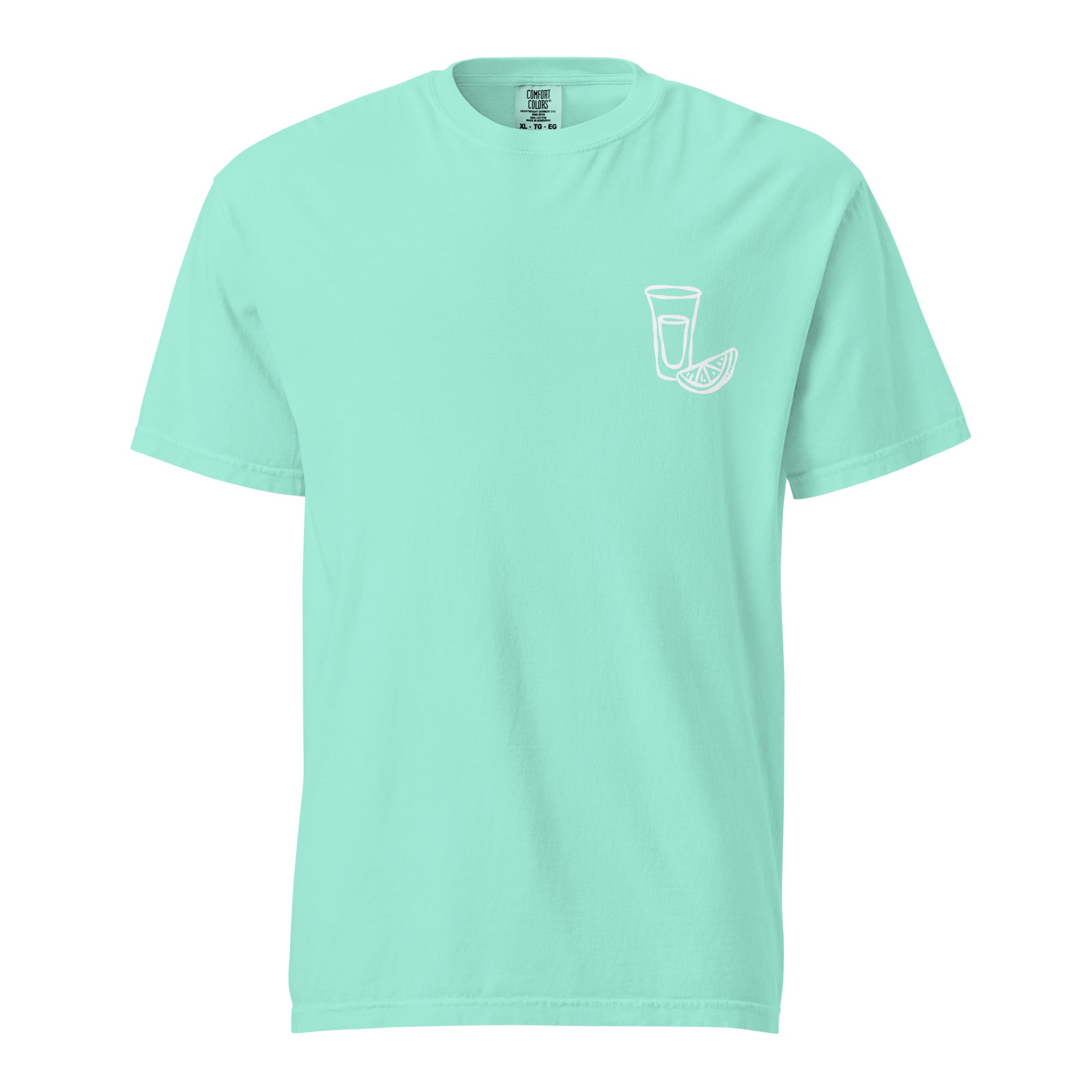 Sunday Wreck - Hot Girls Love Shots - Tee - Chalky Mint Green