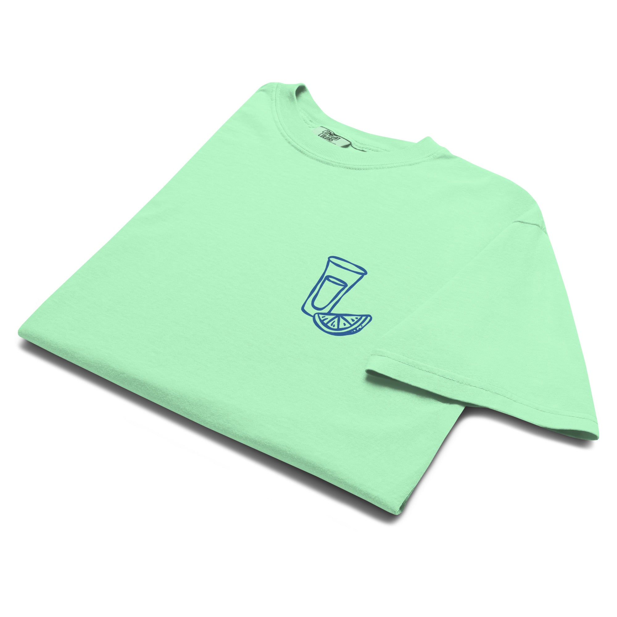 Sunday Wreck - Hot Girls Love Shots - Tee - Island Reef Green