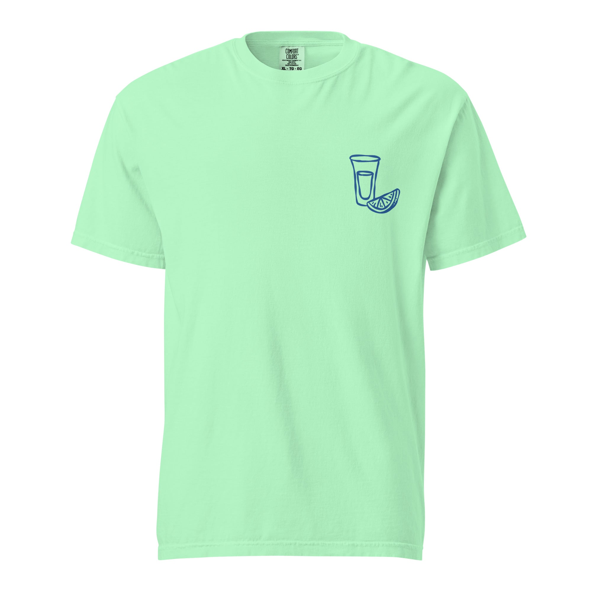 Sunday Wreck - Hot Girls Love Shots - Tee - Island Reef Green