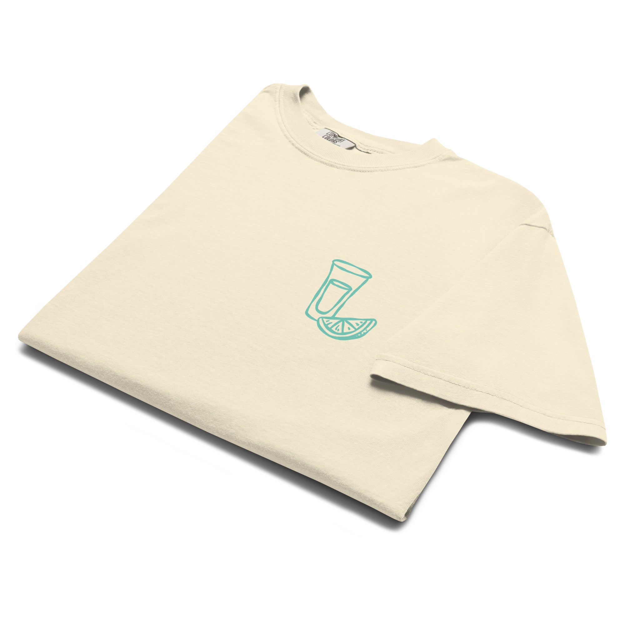 Sunday Wreck - Hot Girls Love Shots - Tee - Ivory