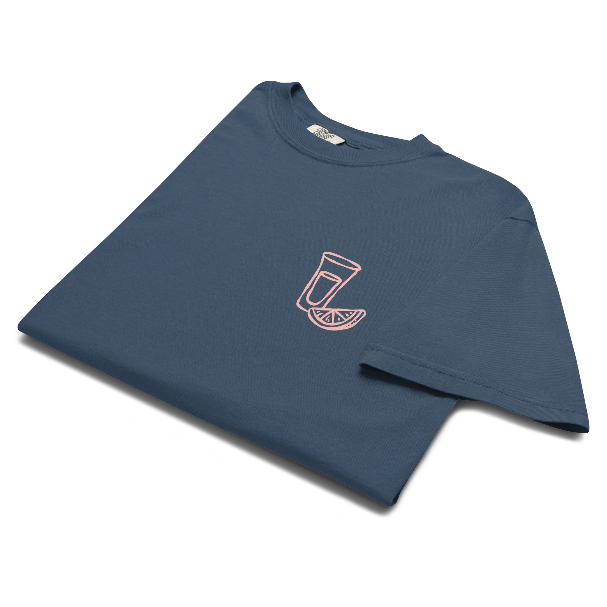 Sunday Wreck - Hot Girls Love Shots - Tee - Midnight Blue