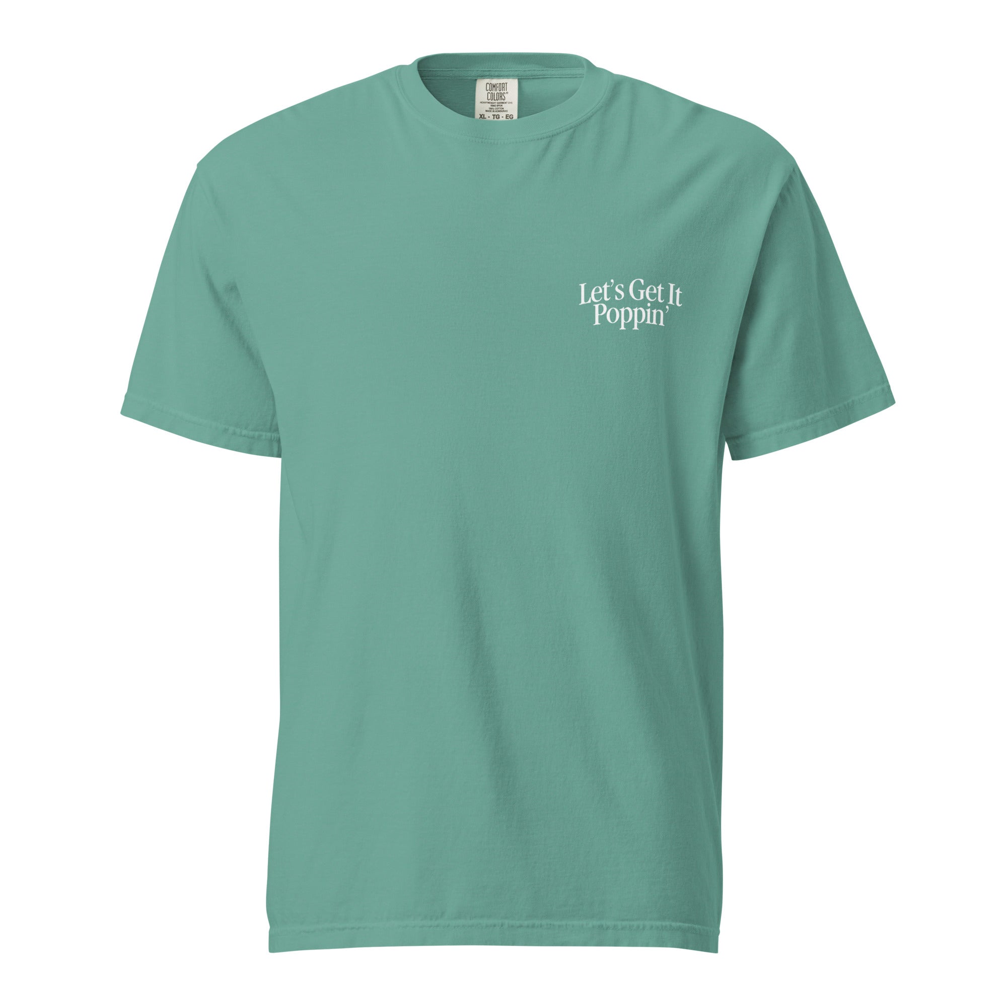 Sunday Wreck - Let's Get It Poppin' Tee - Seafoam