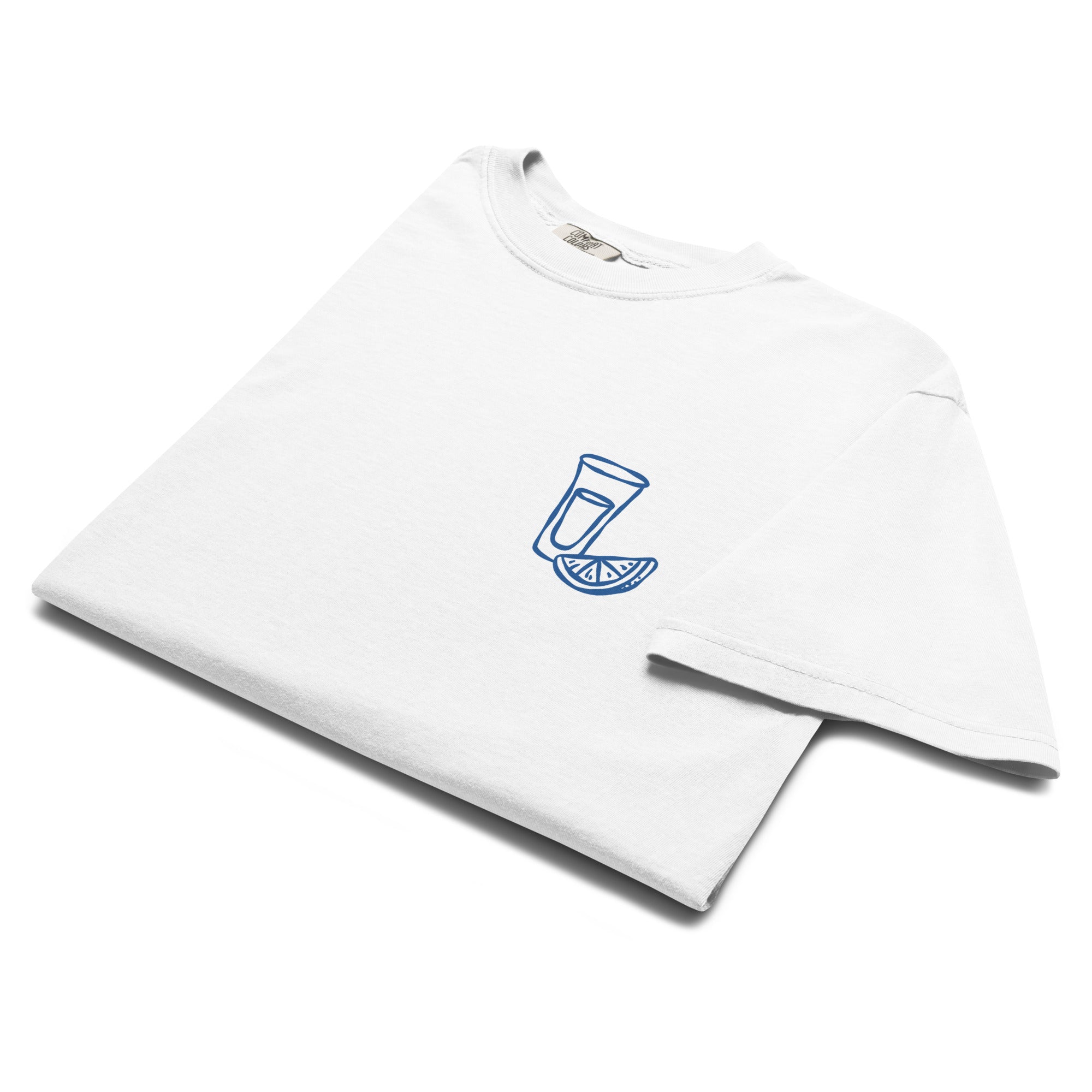 Sunday Wreck - Hot Girls Love Shots - Tee - White